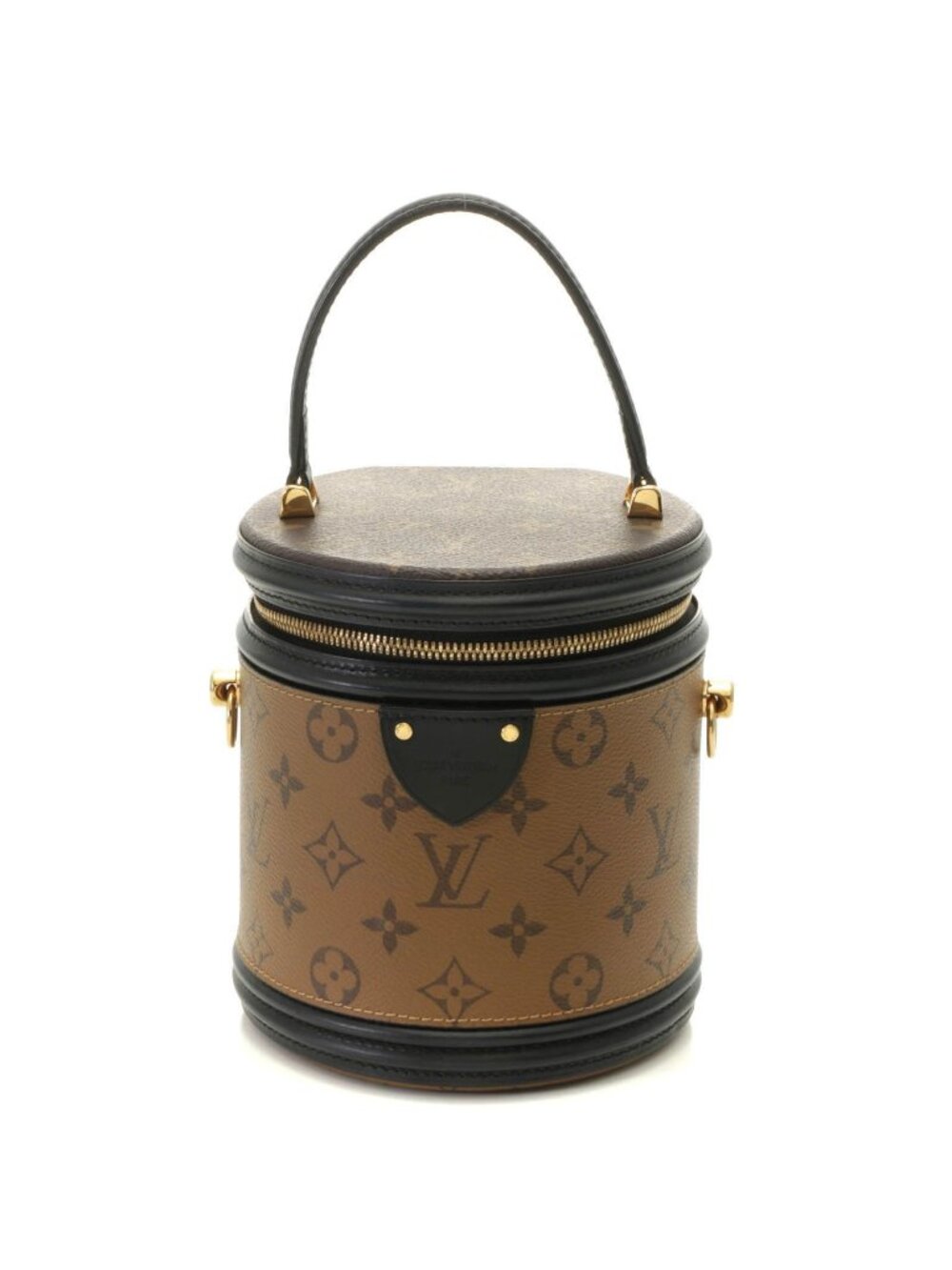 Louis Vuitton Cannes Monogram Reverse Shoulder Bag Brown